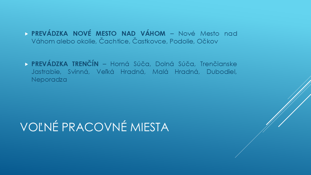Ponuka práce vodič autobusu sadtn